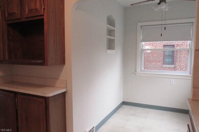 Breakfast nook in the kitchen.