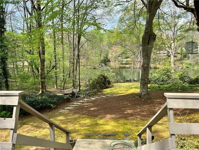 View from back deck to the lake