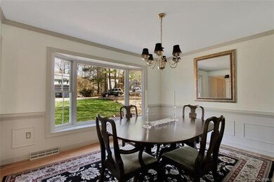 Formal Dining Room with large bay window, picture 