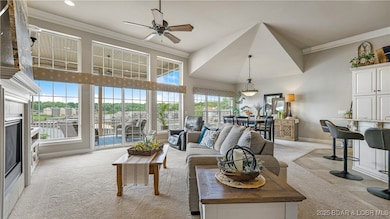 Soaring ceilings with unique architectural design