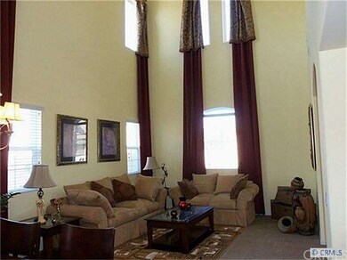 Living Room with Cathedral Ceiling