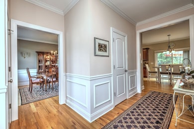 Note the details of picture frame molding. Powder 
