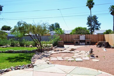 BBQ and  room for pool