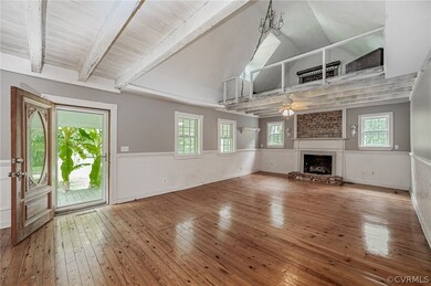 Beautiful Original Floors in Living Room