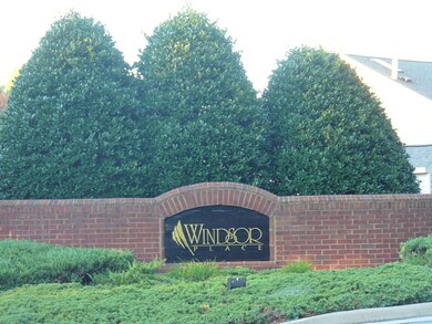 Windsor Entrance Sign with Trees