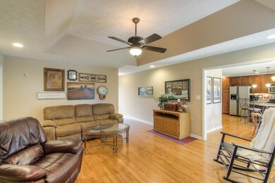 Additional View Of The Living Room Shows The Open Floor Plan Of The Home 