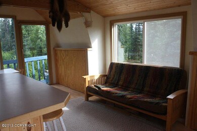 futon on living area