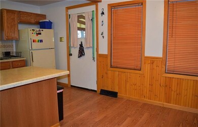 Door leads to covered sun porch