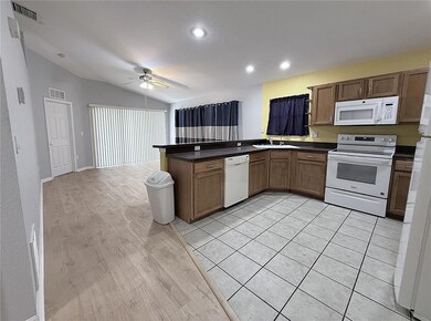 Kitchen and living room