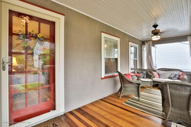 Inviting front porch