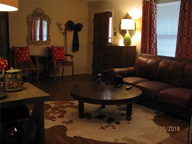 View of the living room from the kitchen to front 