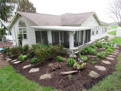exterior view of enclosed patio attached to in-law