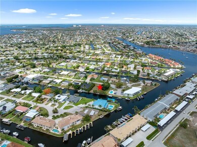 Aerial view of navigation to the West/Northwest to Bimini Basin and then to open water