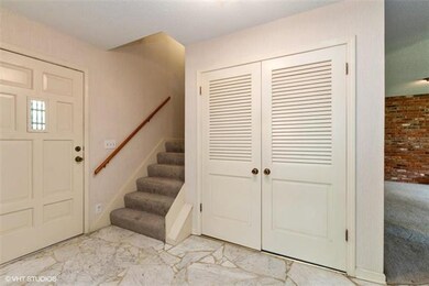 Large Marble Entry with Huge coat closet, can ente