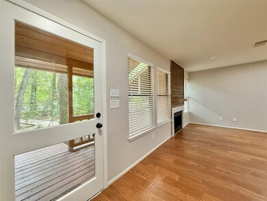 New wood floors throughout the home