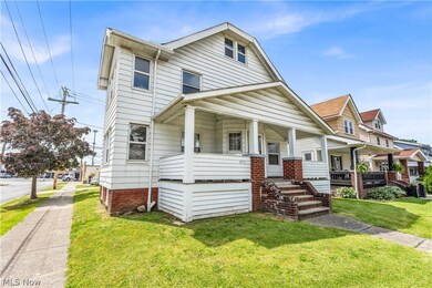 View of front of property with covered porch