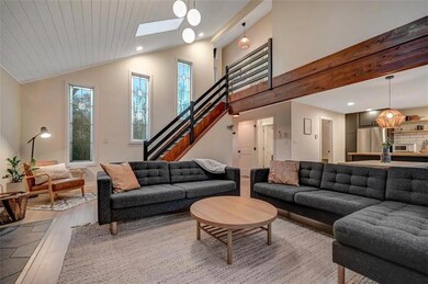 Step inside to an open floorplan on the first floo