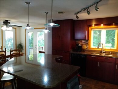 Another angle, showing the newer door, entering to the deck