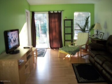 View of LR & Sliding Doors to Backyard