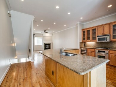 2nd floor kitchen, dining and living