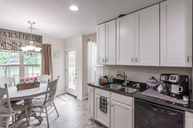 TONS of natural light coming in through the back without neighbors in sight!