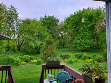 Enjoy this beautiful backyard from your deck. What