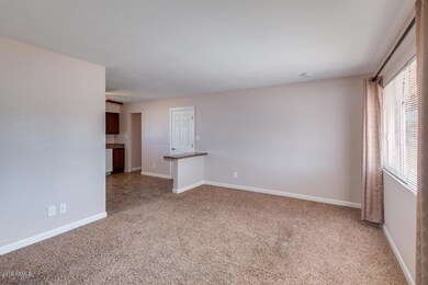 Great room opens to dining/kitchen