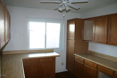 Bedroom 1 with cabinetry installed.