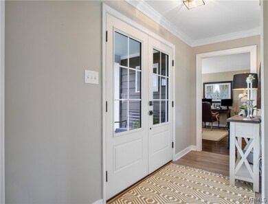 ENTRY WAY WITH EXECUTIVE HOME OFFICE