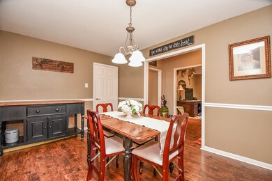 View of Formal Dining Room off the front entryway.