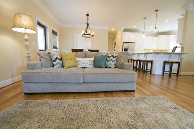 View of open living concept