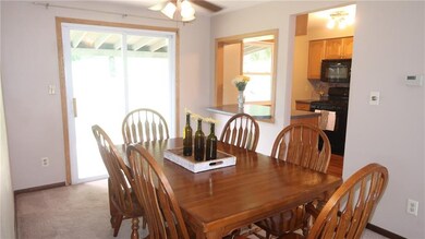 Sliding Glass Doors to Back Deck and Yard