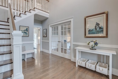 2-Story Entry Leads to Office and Living Room