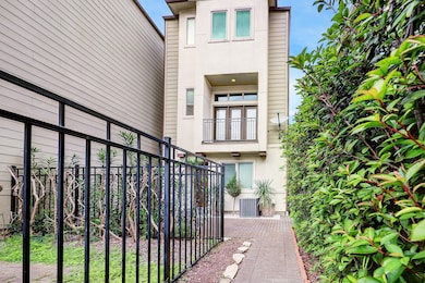 A private gated front yard/patio area is a premium