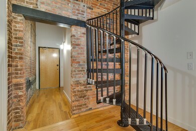 Spiral Staircase leads to Master Suite... 