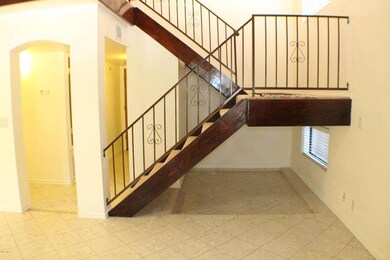 Iron rod stair case