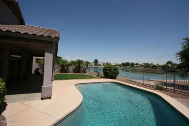 Sparkling Swimming Pool with Lake View