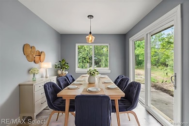 Dining Room Virtually Staged.