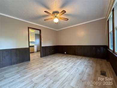 living room view from front door