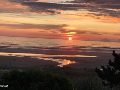 Sunset view from house