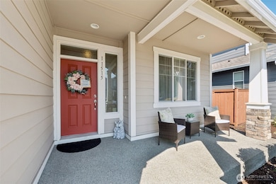Relaxing sitting porch