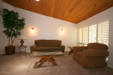 Living Room with Skylight