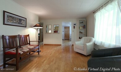 Living area with large picture window