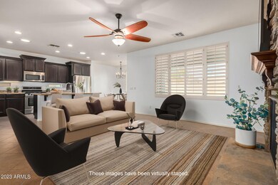 Family Room and Kitchen