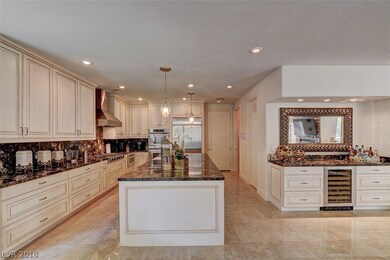 Custom Cabinets, Large Center Island, Dry Bar, Wal