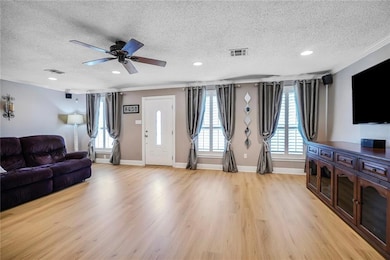 VIEW FROM KITCHEN TO LIVING AREA, CUSTOM WINDOW TR