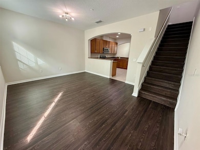 ENTRY AREA AND LIVING ROOM