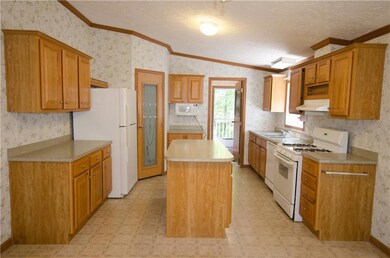 Nice sized kitchen with island