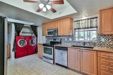 Updated Kitchen With detailed back splash