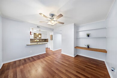Spacious breakfast area with custom built-in's.